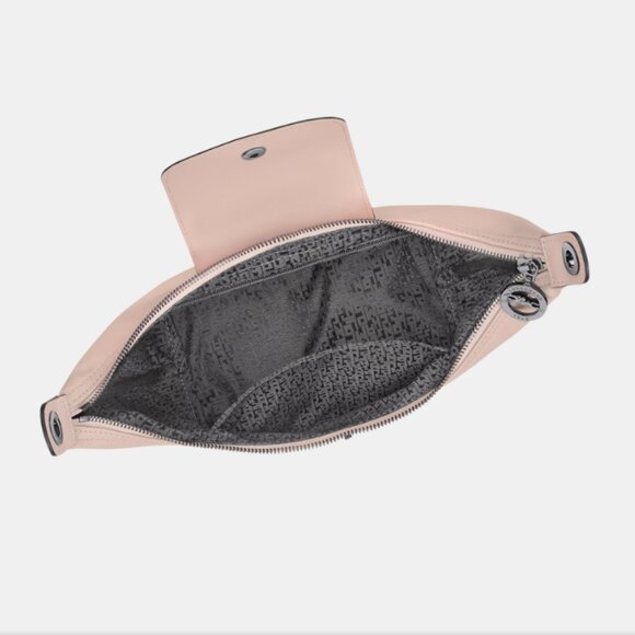 New Longchamp Le Pliage Xtra M Shoulder bag Nude Leather - Picture 5 of 12